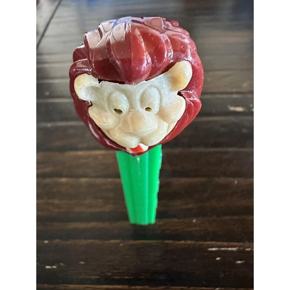 Vintage‎ Lil' Lion PEZ Dispenser Green Austria Collectible Candy Toy